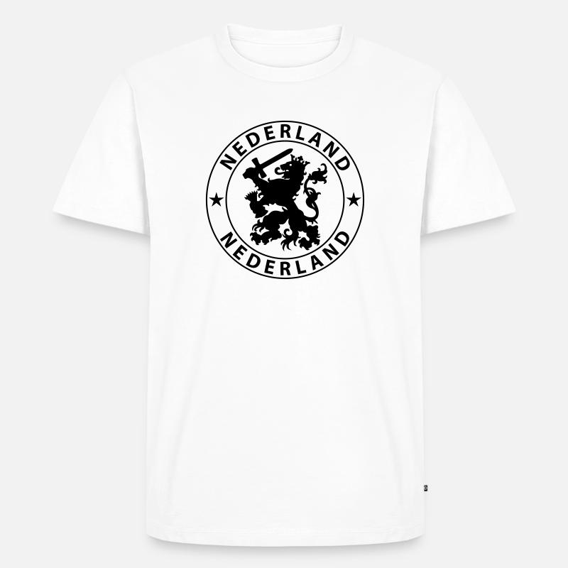 Netherlands - Männer Premium Bio T-Shirt - Weiß