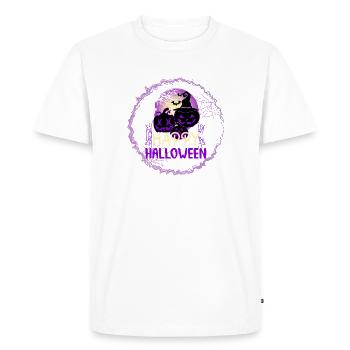 Happy Halloween Gift - Men's Premium Organic T-Shirt - white - Front - Nico (187cm)