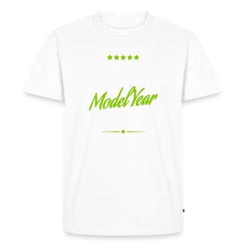 Original Edition Model Year 1971 - T-shirt Premium bio Homme - blanc - Devant - Nico (187cm)