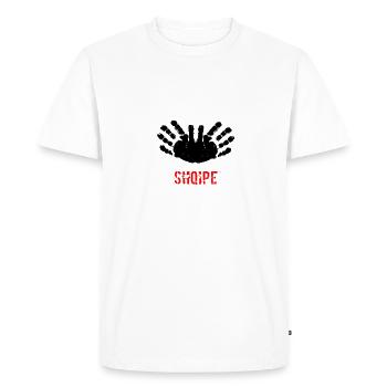Albanie - T-shirt Premium bio Homme - blanc - Devant - Nico (187cm)