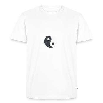 Taï chi - T-shirt Premium bio Homme - blanc - Devant - Nico (187cm)