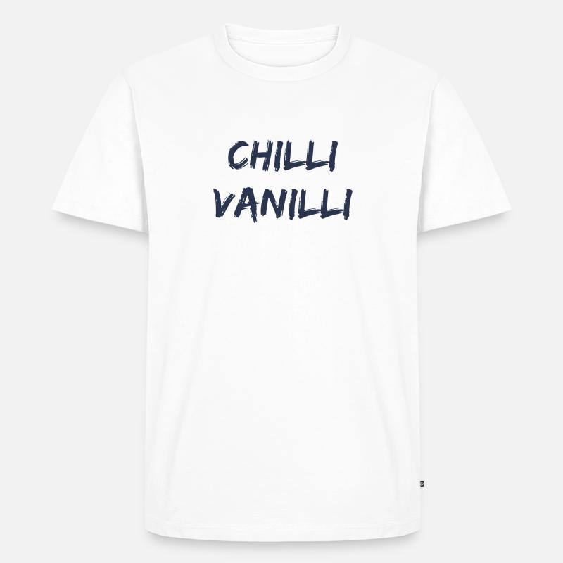 Chilli Vanilli Hip Hop - Männer Premium Bio T-Shirt - Weiß