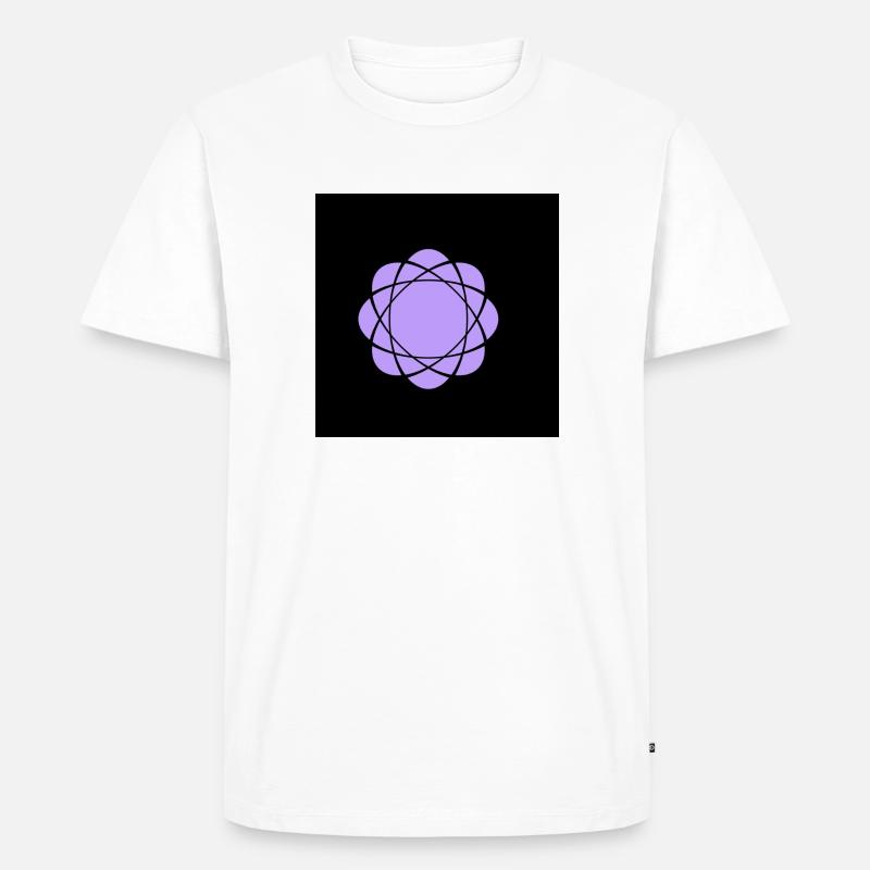 Drip Muster - Männer Premium Bio T-Shirt - Weiß