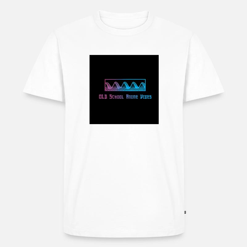 Synthwave (Synthwave) - Männer Premium Bio T-Shirt - Weiß