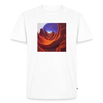 Wüstenrotäärot 1 - T-shirt Premium bio Homme - blanc - Devant - Nico (187cm)