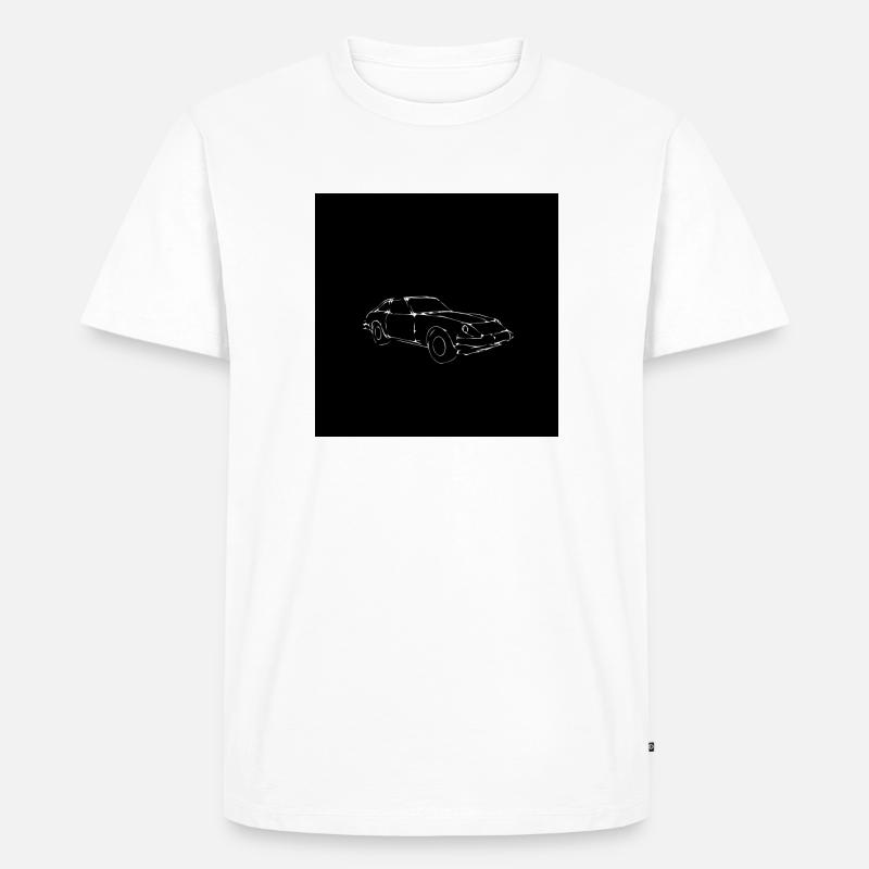 Oldtimer Car - Männer Premium Bio T-Shirt - Weiß