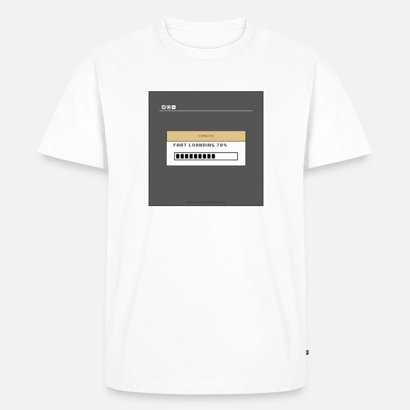 47DE4755 E9EB 449F BE6F 3F4AF763E507 - Männer Premium Bio T-Shirt - Weiß