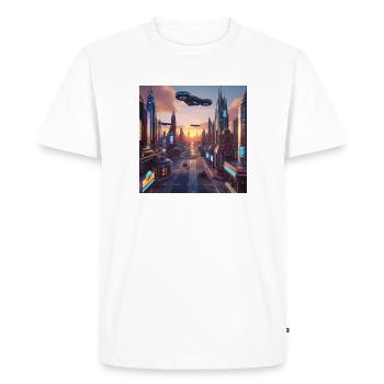 Art - T-shirt Premium bio Homme - blanc - Devant - Nico (187cm)