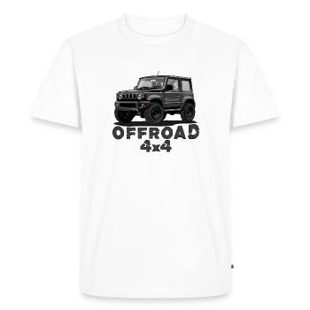 4x4 Offroad Jimny Adventure Bestseller Off-Road - T-shirt Premium bio Homme - blanc - Devant - Nico (187cm)