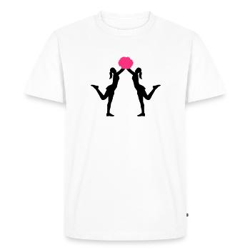 Cheerleader - T-shirt Premium bio Homme - blanc - Devant - Nico (187cm)