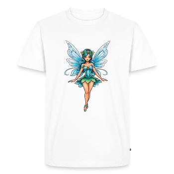 Illustration de fantaisie de fée - T-shirt Premium bio Homme - blanc - Devant - Nico (187cm)