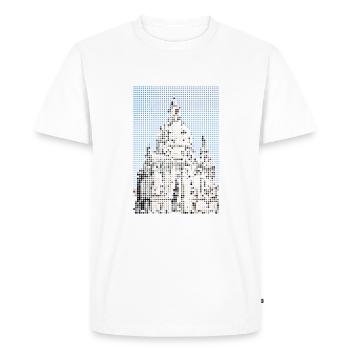 Dresden - Men's Premium Organic T-Shirt - white - Front - Nico (187cm)