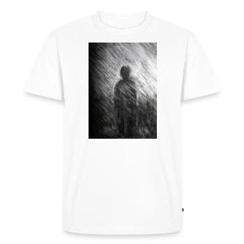 L’OUTSIDER - T-shirt Premium bio Homme - blanc - Devant - Nico (187cm)