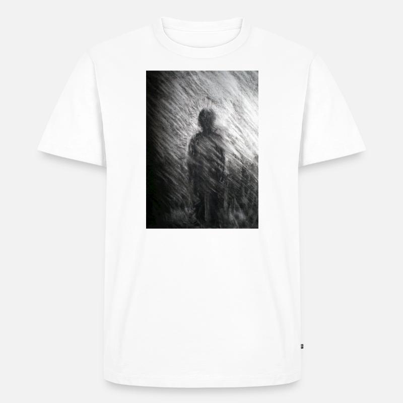 DER AUßENSEITER - Männer Premium Bio T-Shirt - Weiß