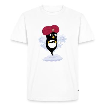 Penguin Engineering - Men's Premium Organic T-Shirt - white - Front - Nico (187cm)