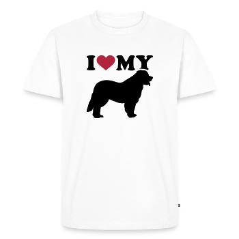 Leonberger - T-shirt Premium bio Homme - blanc - Devant - Nico (187cm)