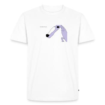 Let me do it for you - T-shirt Premium bio Homme - blanc - Devant - Nico (187cm)