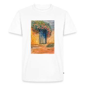 Summertime - Men's Premium Organic T-Shirt - white - Front - Nico (187cm)
