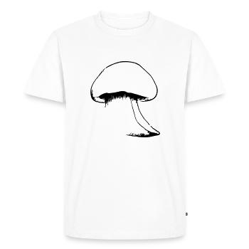 Champignons Champignons Mycologie toxique Vecteur terreux 5 - T-shirt Premium bio Homme - blanc - Devant - Nico (187cm)