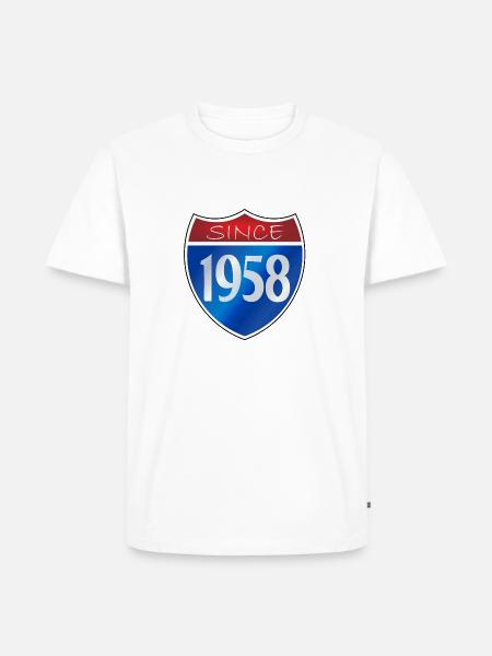 Since 1958 - Men's Premium Organic T-Shirt - white