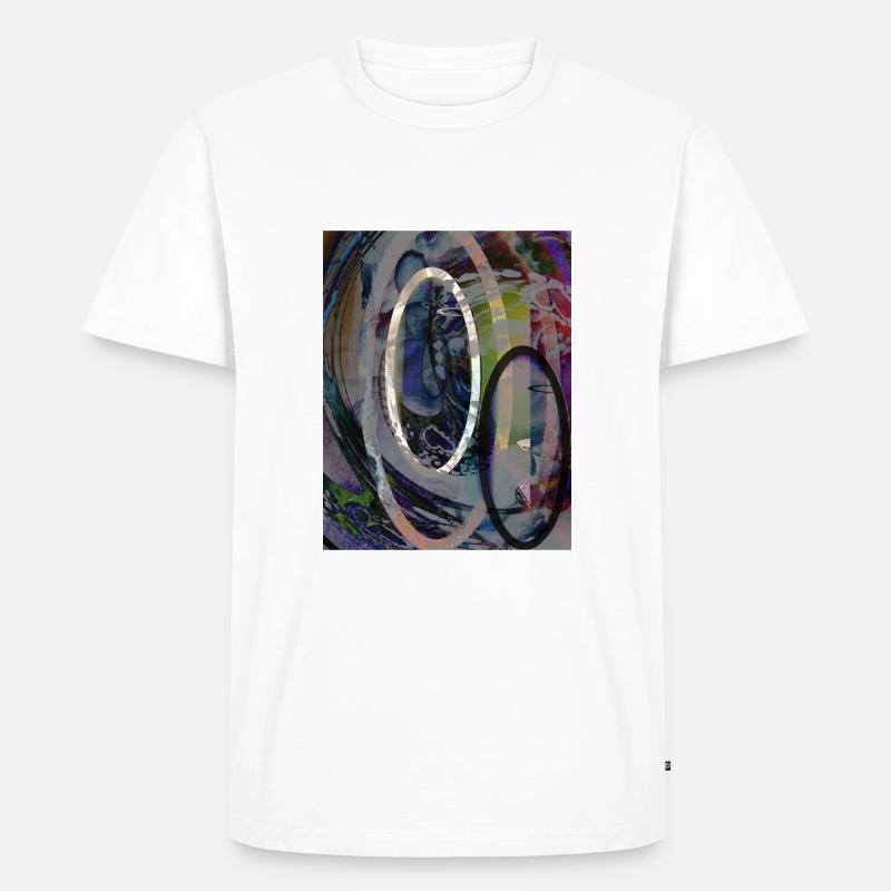 Absract - Männer Premium Bio T-Shirt - Weiß