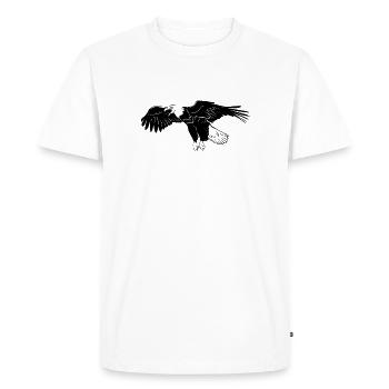 aigle - T-shirt Premium bio Homme - blanc - Devant - Nico (187cm)
