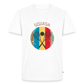 Squash - T-shirt Premium bio Homme - blanc - Devant - Nico (187cm)