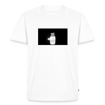 The WOW spirit for your favorite - Men's Premium Organic T-Shirt - white - Front - Nico (187cm)