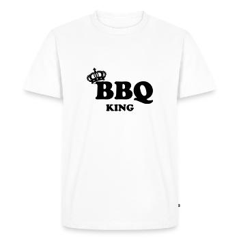 BBQ - Men's Premium Organic T-Shirt - white - Front - Nico (187cm)