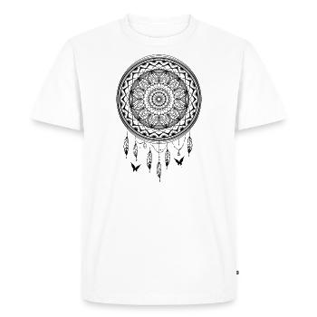 Continuez à rêver - T-shirt Premium bio Homme - blanc - Devant - Nico (187cm)