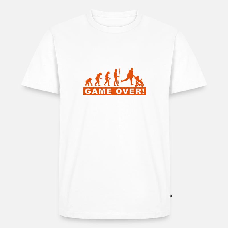 evolution_papa2 - Männer Premium Bio T-Shirt - undefined