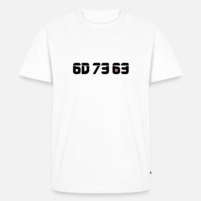 6D 73 63 (msc) Conception - T-shirt Premium bio Homme - blanc