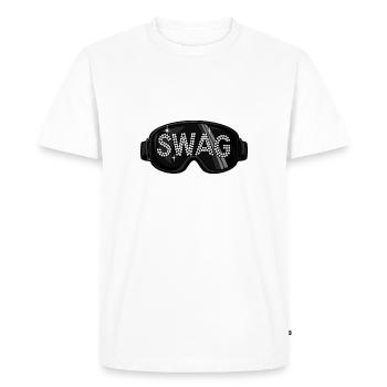 Lunettes de ski SWAG - Aggu Style - T-shirt Premium bio Homme - blanc - Devant - Nico (187cm)