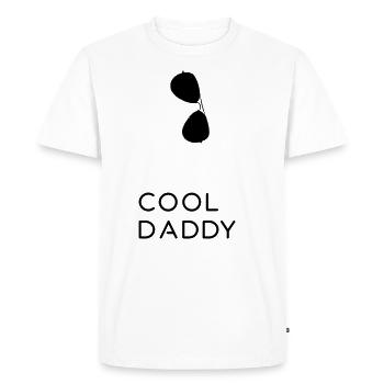 Cool Daddy - Vater und Sohn Shirts - Männer Premium Bio T-Shirt - Weiß - Vorne - Nico (187cm)