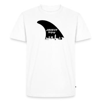 Morocco Surfing - T-shirt Premium bio Homme - blanc - Devant - Nico (187cm)