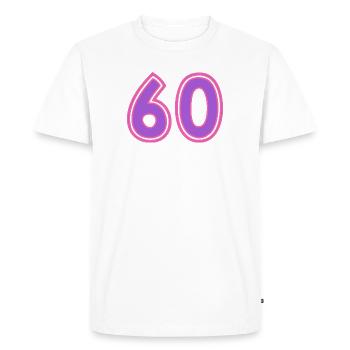 60 - T-shirt Premium bio Homme - blanc - Devant - Nico (187cm)