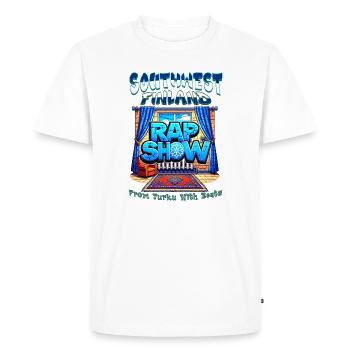 Émission de rap du Sud-Ouest de la Finlande - T-shirt Premium bio Homme - blanc - Devant - Nico (187cm)