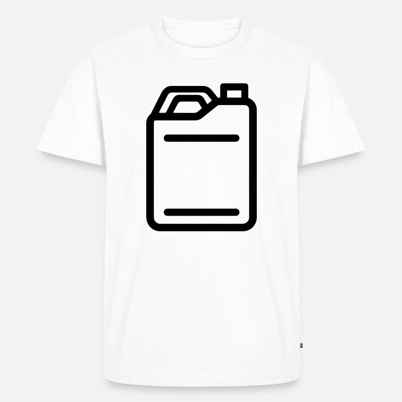 Jerry Can - Männer Premium Bio T-Shirt - Weiß