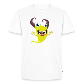 Monstaa Originaals Monster # 8 - T-shirt Premium bio Homme - blanc - Devant - Nico (187cm)
