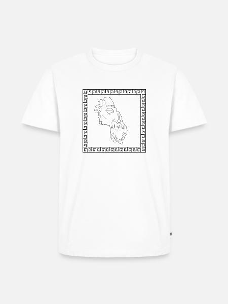 Echo des Altertums - Männer Premium Bio T-Shirt - Weiß