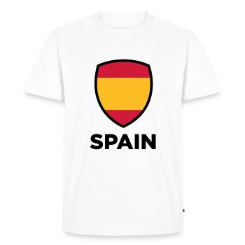 Drapeau national de l Espagne - T-shirt Premium bio Homme - blanc - Devant - Nico (187cm)