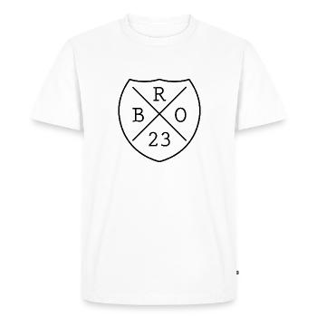 Bro 2023 Future Brother Cadeau - T-shirt Premium bio Homme - blanc - Devant - Nico (187cm)