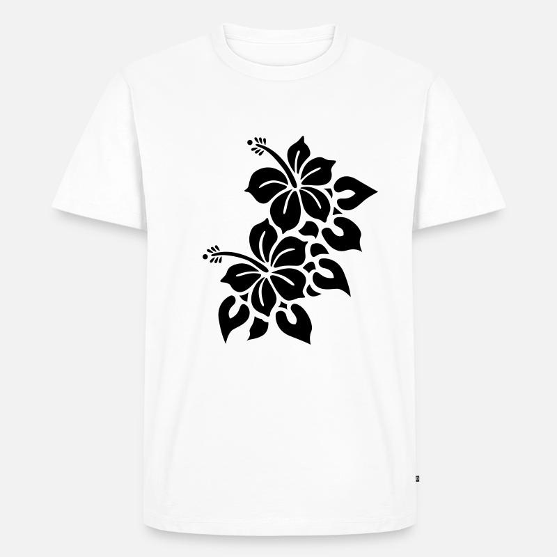 hawaii - Männer Premium Bio T-Shirt - Weiß