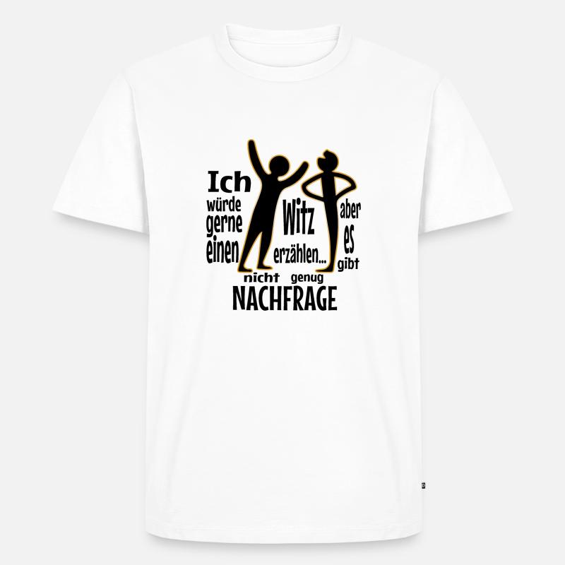 BWL - Männer Premium Bio T-Shirt - Weiß