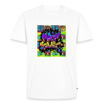 graffiti,rap,spray,skate,street,pop,art,nyc,usa, - Men's Premium Organic T-Shirt - white - Front - Nico (187cm)