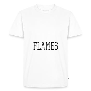 fire protection funny sayings - Men's Premium Organic T-Shirt - white - Front - Nico (187cm)