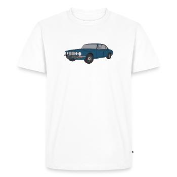 70s XJ Series 2 Squadron Bleu - T-shirt Premium bio Homme - blanc - Devant - Nico (187cm)