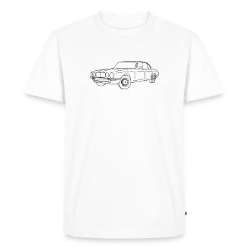 Contour de la série XJ 2 des années 70 - T-shirt Premium bio Homme - blanc - Devant - Nico (187cm)