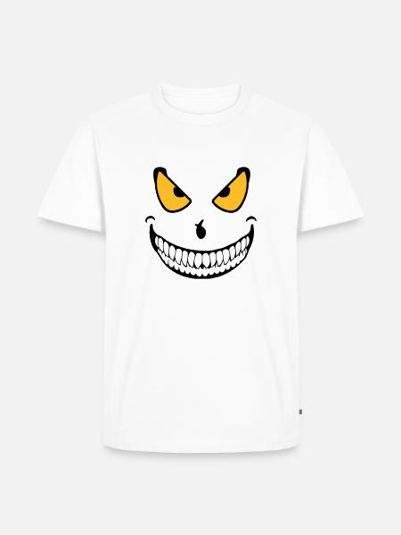 Halloween Monster (3c) - Men's Premium Organic T-Shirt - white