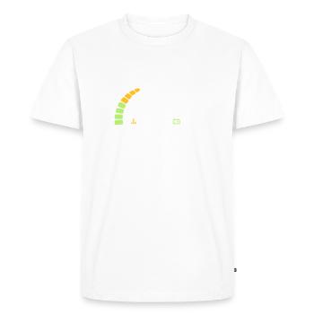 compteur anniversaire years ans 60 - T-shirt Premium bio Homme - blanc - Devant - Nico (187cm)